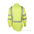 Βαμβάκι Hi Vis φλόγα επιβραδυντική βιομηχανική εργασία πουκάμισο